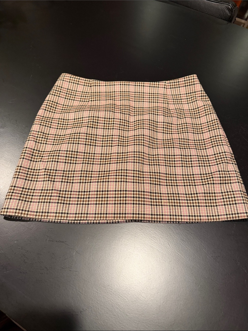 French Connection Plaid Pink Mini Skirt